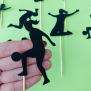 Woman Soccer Cupcake Topper