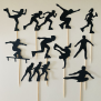 Inline Skate Cupcake Topper