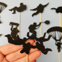 Skydiving Cupcake Topper