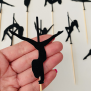 Pole Dance Cupcake Topper