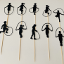 Skipping Rope Cupcake Topper