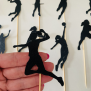 Volleyball Woman Cupcake Topper
