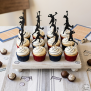 Volleyball Woman Cupcake Topper
