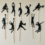 Volleyball Man Cupcake Topper