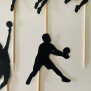 Volleyball Man Cupcake Topper