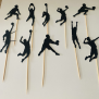 Volleyball Man Cupcake Topper