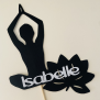Yoga Name Cake Topper