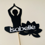 Yoga Name Cake Topper