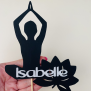 Yoga Name Cake Topper