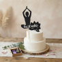 Yoga Name Cake Topper