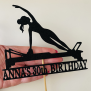 Personalized Pilates Cake Topper