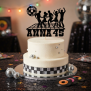 Personalized Retro Disco Cake Topper