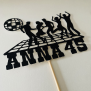 Personalized Retro Disco Cake Topper