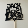 Personalized Casino Gambling Cake Topper