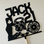 Personalized Casino Gambling Cake Topper