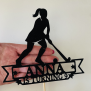 Personalized Hockey Cake Topper