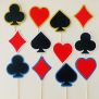 Casino Poker Card Cupcake Topper