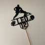 Personalized Rugby Cake Topper