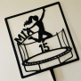 Personalized Girls Trampoline Cake Topper