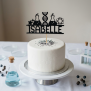 Personalized Science Cake Topper