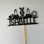 Personalized Science Cake Topper