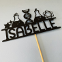 Personalized Science Cake Topper