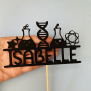 Personalized Science Cake Topper