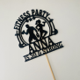 Personalized Fitness Cake Topper