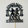 Personalized Fitness Cake Topper