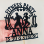Personalized Fitness Cake Topper