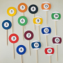 Billiard Pool Cupcake Topper