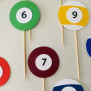 Billiard Pool Cupcake Topper