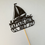 Personalized Sailing Cake Topper