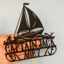 Personalized Sailing Cake Topper