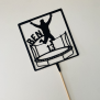 Personalized Boys Jump Cake Topper