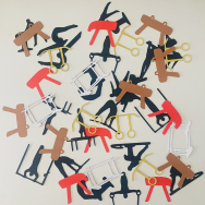 Boy Gymnastics Confetti