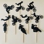 Dirt Bike Cupcake Topper