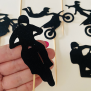 Dirt Bike Cupcake Topper