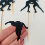 Speed Skating Cupcake Toppers