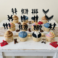 Line Dancing Cupcake Topper
