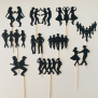 Line Dancing Cupcake Topper