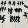 Line Dancing Cupcake Topper